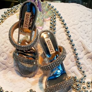 New (other than try-on) silver Badgley Mischka shoes!